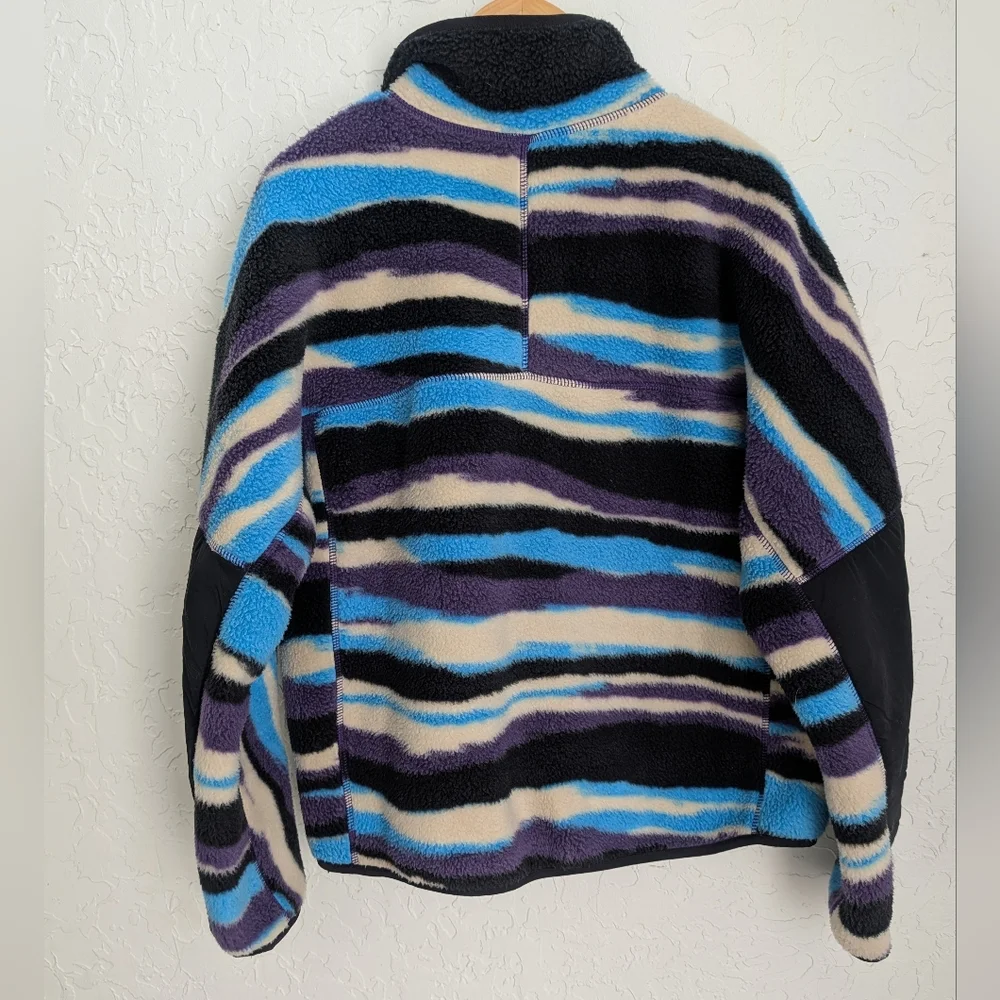 Mountain Hardwear HiCamp Fleece Pullover Purple Blue White Women's Medium - Picture 3 of 4